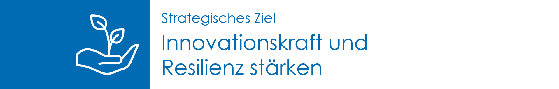 Strategische Ziele: Innovationskraft und Resilienz stärken