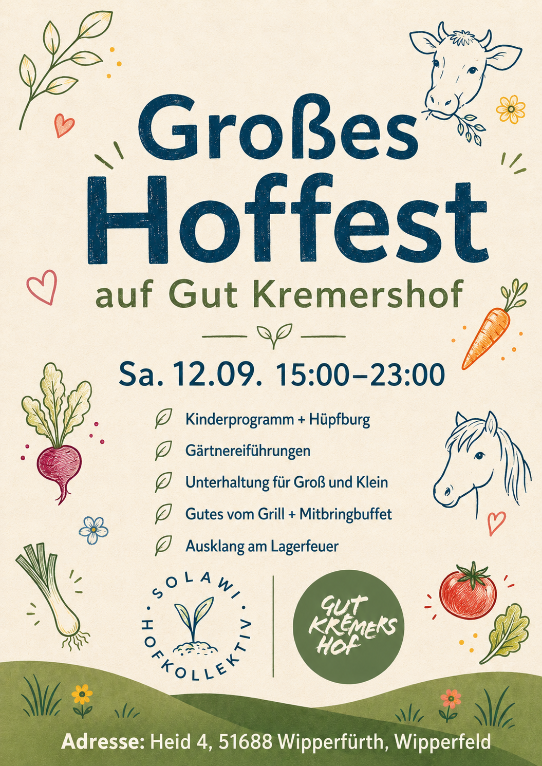 Gut Kremershof lädt ein zum großen Hoffest auf dem Bauernhof